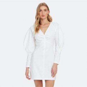 ALC Aila Oversized Puff Sleeve Mini Dress